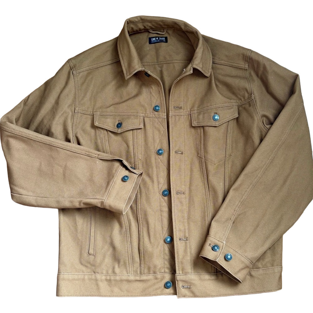 Men's Tan Shirt Jacket